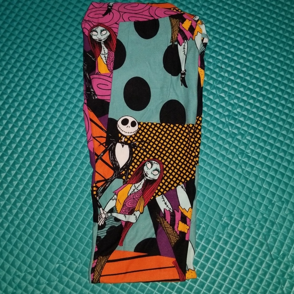 LuLaRoe Jack & Sally Patchwork leggings